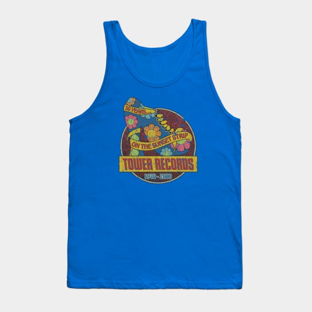 Tower Records Sunset Strip 2000 Tank Top by JCD666